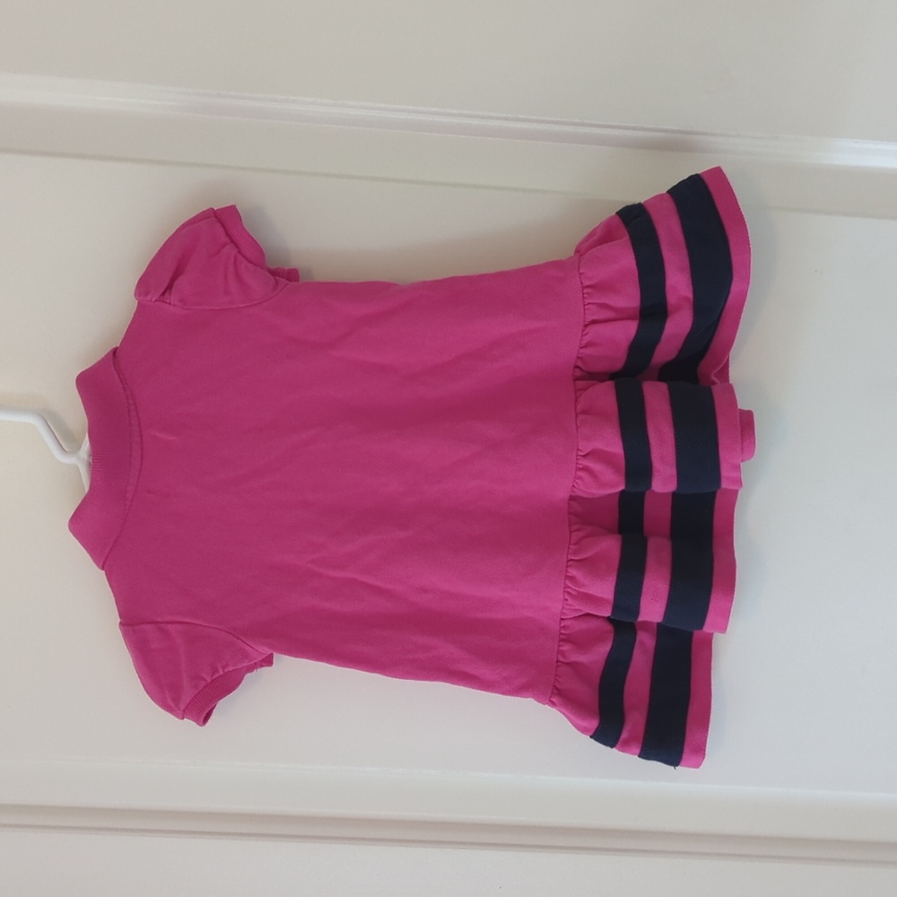 Ralph Lauren toddler polo‎ dress with ruffle bottom - Picture 4 of 6